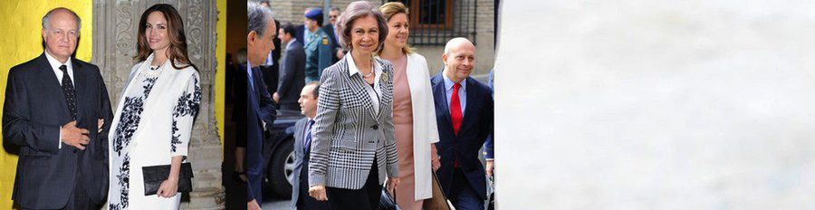 Eugenia Silva presume de embarazo en la exposición 'El Griego de Toledo' inaugurada por la Reina Sofía