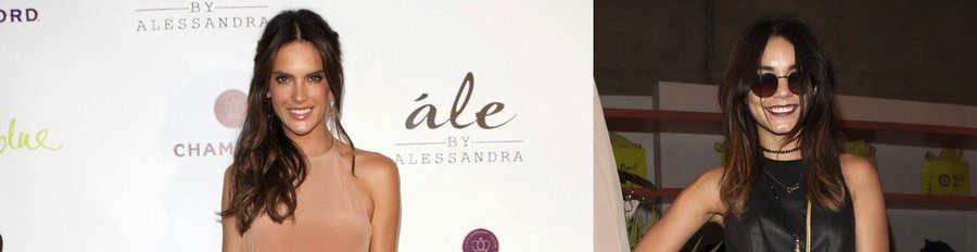Vanessa Hudgens apoya a Alessandra Ambrosio en la presentación de su colección de moda