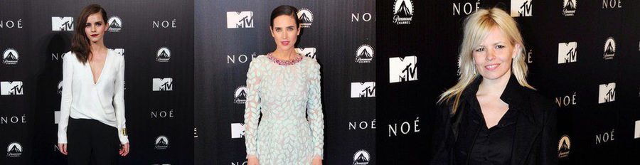 Emma Watson y Jennifer Connelly estrenan 'Noé' en Madrid con Lluvia Rojo y Jan Cornet
