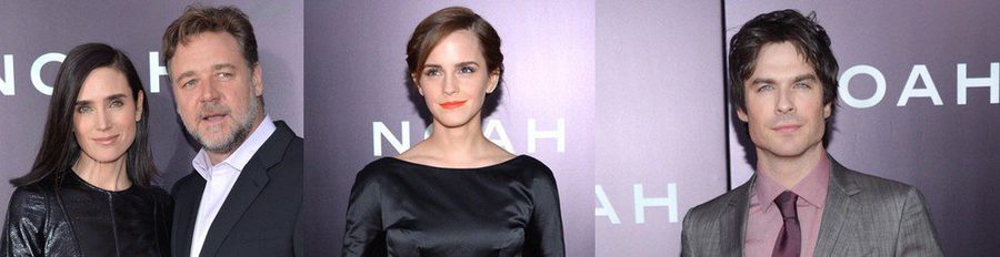 Ian Somerhalder y Douglas Booth acompañan a Emma Watson y Russell Crowe en el estreno de 'Noé' en Nueva York