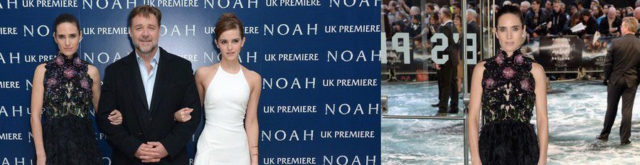Jennifer Connelly y Russel Crowe presentan con Darren Aronofsky 'Noé' en Londres