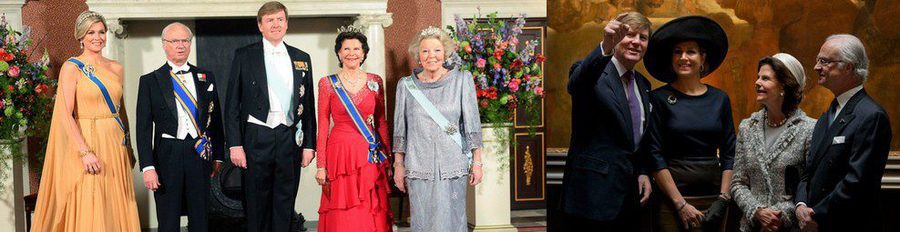 Los Reyes de Holanda celebran el 400 aniversario de relaciones diplomáticas junto a los Reyes de Suecia
