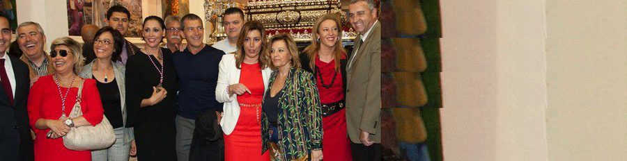 Antonio Banderas, Maria Barranco, María Teresa y Terelu Campos se unen en Semana Santa en Málaga