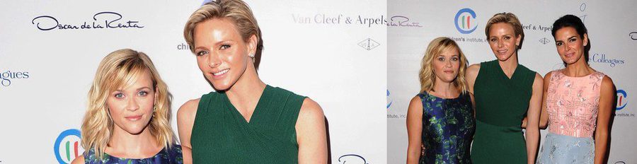 La Princesa Charlene de Mónaco acude a un almuerzo en Hollywood junto a Reese Witherspoon