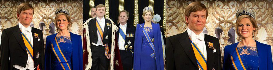 Los Reyes Guilllermo y Máxima de Holanda estrenan figuras de cera en el Madame Tussauds de Ámsterdam