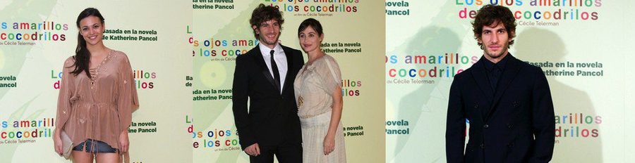 Elisa Mouliaá y Lola Marceli apoyan a Quim Gutiérrez en el estreno de 'Los ojos amarillos de los cocodrilos'