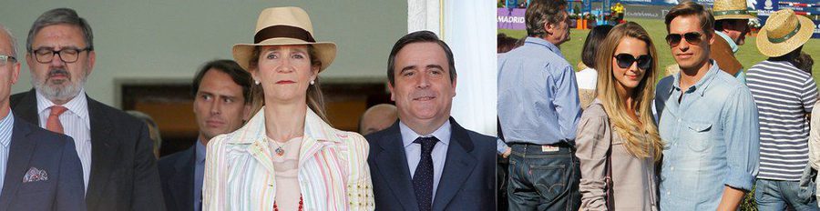 La Infanta Elena, Carlos Baute y Astrid Klisans acuden al Concurso de Saltos de Madrid