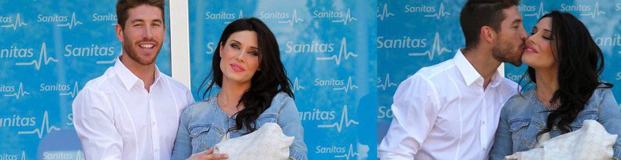 Sergio Ramos y Pilar Rubio presentan a su hijo Sergio tres días después de su nacimiento