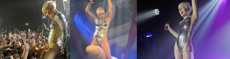Miley Cyrus traspasa la línea y se vuelve loca encima del escenario de G-A-Y en Londres