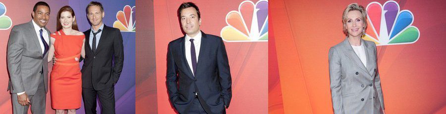 Jane Lynch, Debra Messing y Jimmy Fallon presentan las novedades de la próxima temporada de NBC