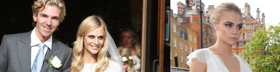 Poppy Delevingne y James Cook celebran su boda en Londres acompañados por Chloe y Cara Delevingne