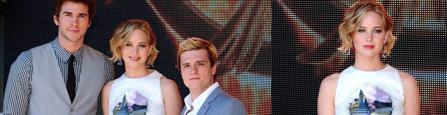 Jennifer Lawrence, Josh Hutcherson y Liam Hemsworth presentan 'Los Juegos del Hambre: Sinsajo. Parte 1' en Cannes 2014