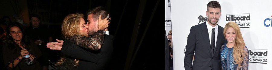 Gerard Piqué y Shakira, todo pasión en el backstage de los BillBoard Music Awards 2014