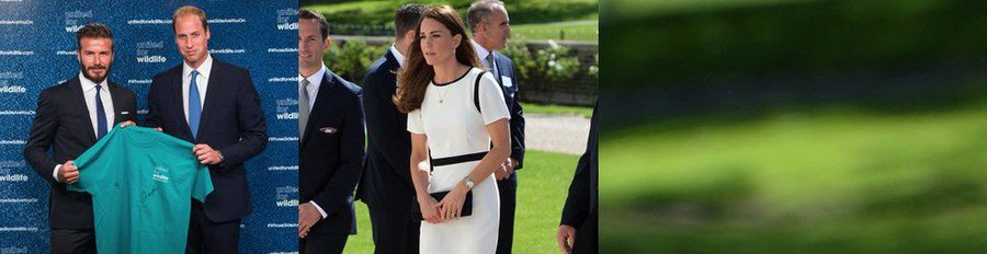 El Príncipe Guillermo presenta una campaña solidaria con David Beckham mientras Kate Middleton se va a Greenwich