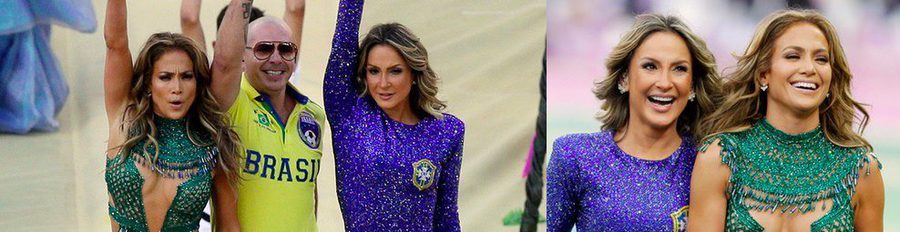 Jennifer Lopez, Pitbull y Claudia Leitte abren el Mundial 2014 con un descafeinado 'We are one'