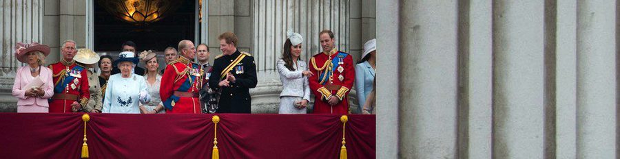 La Familia Real Británica se reúne para celebrar el cumpleaños de la Reina Isabel en Trooping the Colour
