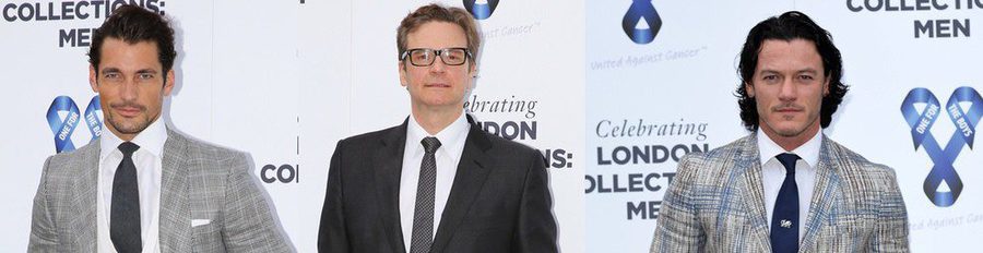 David Gandy, Colin Firth y Luke Evans se ponen solidarios en la gala benéfica One for the Boys