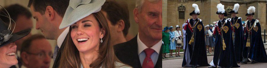 El Príncipe Guillermo y Kate Middleton acompañan a la Familia Real Británica en el desfile de la Orden de la Jarretera