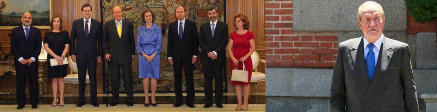 Los Reyes Juan Carlos y Sofía almuerzan con los titulares de los Poderes del Estado para despedir el reinado de Juan Carlos I
