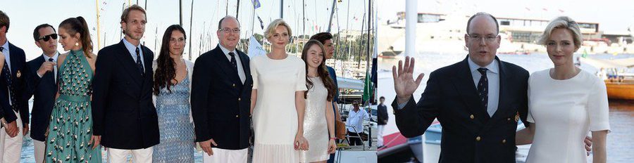 El Príncipe Alberto II de Mónaco y la Princesa Charlene inauguran el Club Náutico de Monte-Carlo