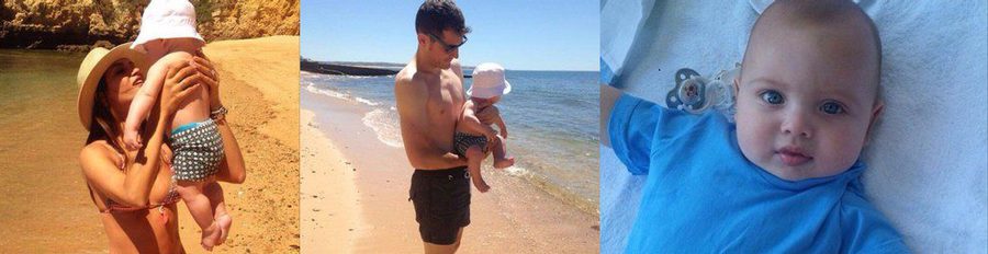 Sara Carbonero presume de cuerpazo en bikini con su hijo Martín en la playa