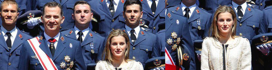 Los Reyes Felipe y Letizia presiden la entrega de despachos a los nuevos suboficiales del Ejército del Aire