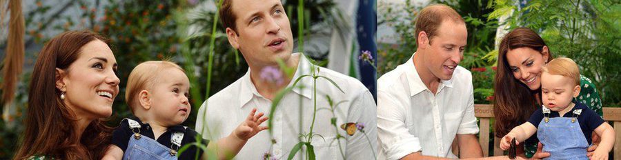 El Príncipe Jorge celebra su primer cumpleaños con unas fotos oficiales junto al Príncipe Guillermo y Kate Middleton