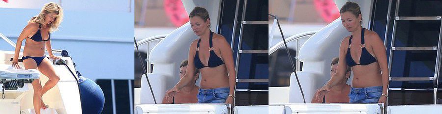 Kate Moss disfruta del final del verano a bordo de un yate en Formentera