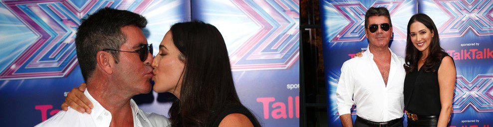 Simon Cowell y Lauren Silverman, todo pasión en la presentación de la nueva edición de 'The X Factor'