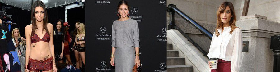 Kendall Jenner, Olivia Palermo y Alexa Chung siguen las tendencias de la Semana de la Moda de Nueva York