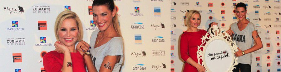 Laura Sánchez y Soraya Arnelas se tatúan contra el cáncer de piel