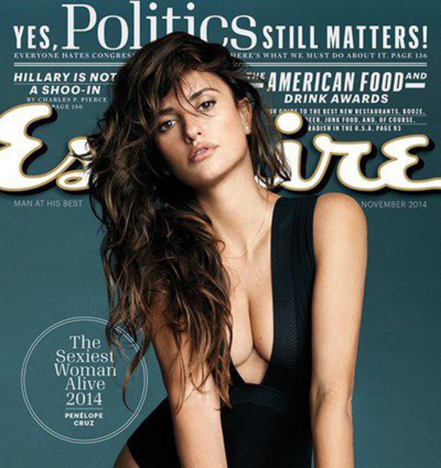 Penélope Cruz, "la mujer viva más sexy" según la revista Esquire