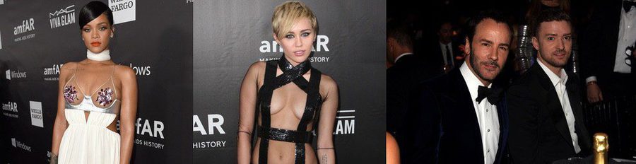 Rihanna, Miley Cyrus y Lea Michele rinden homenaje a Tom Ford en la gala AmfAR Inspiration 2014