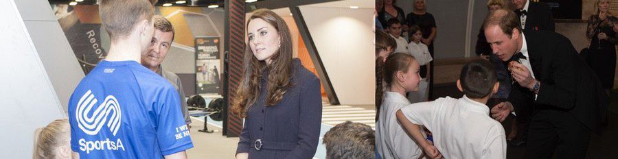 Kate Middleton se pone deportiva mientras el Príncipe Guillermo acude a una cena benéfica