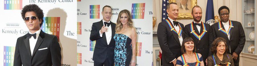 Bruno Mars y Melanie Griffith arropan a Tom Hanks y Sting en la entrega del Premio Kennedy 2014