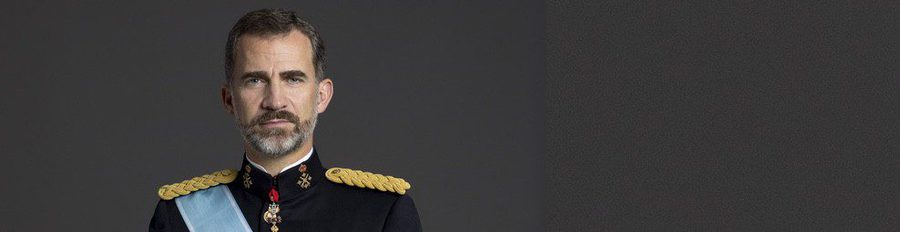El Rey Felipe VI estrena cuatro retratos oficiales con indumentaria militar seis meses después de la proclamación