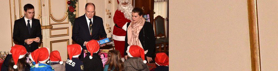 Alberto de Mónaco reparte regalos de Navidad con sus sobrinos Louis y Camille mientras la Princesa Charlene está en el hospital