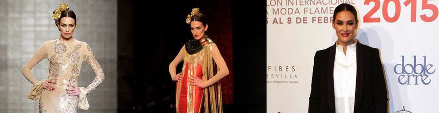 Nieves Álvarez acapara pasarelas: de la Alta Costura de París a la moda flamenca de Vicky Martín Berrocal