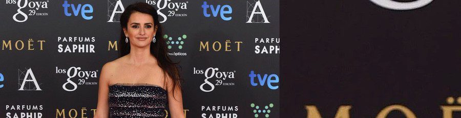 Penélope Cruz, la estrella solitaria en la alfombra roja de los Premios Goya 2015 por la ausencia de Javier Bardem