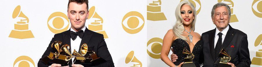 Sam Smith, Pharrell Williams, Lady Gaga y Tony Bennett, entre los ganadores de los Grammy 2015