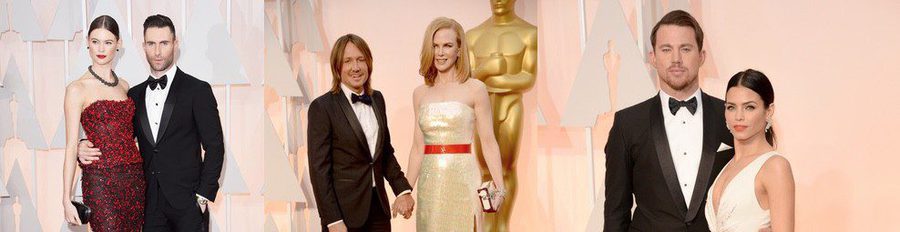 Nicole Kidman y Keith Urban, Adam Levine y Behati Prinsloo,... las parejas de los Oscar 2015