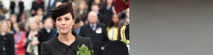 Kate Middleton presume de embarazo junto al Príncipe Guillermo en la celebración del Día de San Patricio 2015