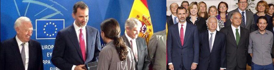 Pablo Iglesias obsequia al Rey Felipe con un regalo y una indirecta: la serie 'Juego de Tronos'