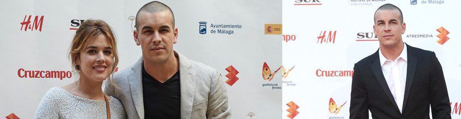 Mario Casas llega a Málaga con Berta Vázquez, pero levanta pasiones con Adriana Ugarte