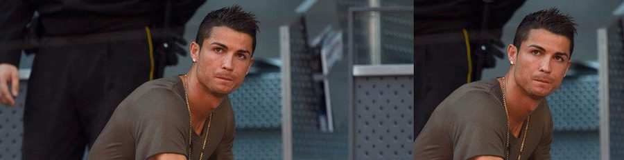 Cristiano Ronaldo olvida a Irina Shayk y la Juventus animando a Rafa Nadal en el Open de Madrid