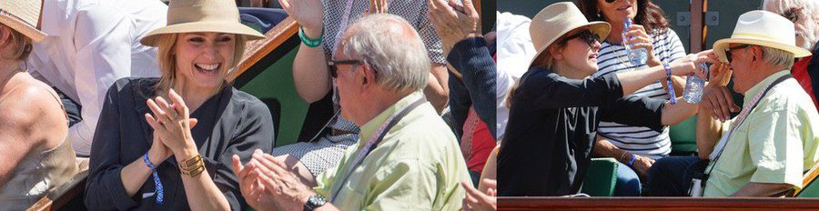 Julie Gayet se desata en Roland Garros tras ser humillada por François Hollande y Ségolène Royal