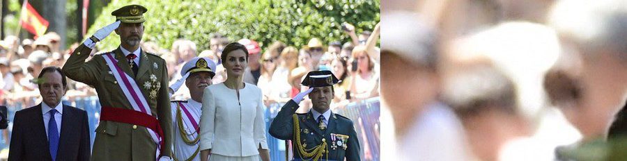 ¡Viva el Rey y viva la Reina! Los Reyes Felipe y Letizia, aclamados en el Día de las Fuerzas Armadas 2015