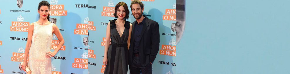 Clara Lago vigila a Dani Rovira y María Valverde en el estreno de 'Ahora o nunca'