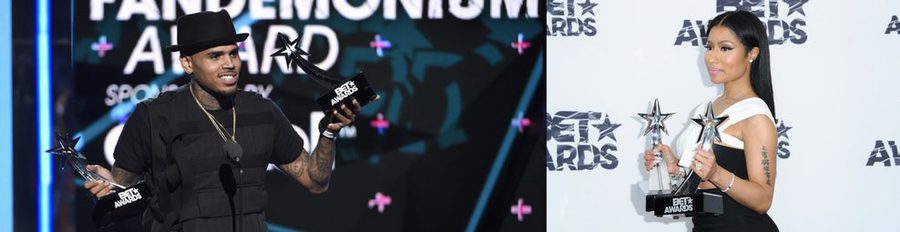 Nicki Minaj y Chris Brown triunfan en la entrega de los BET Awards 2015