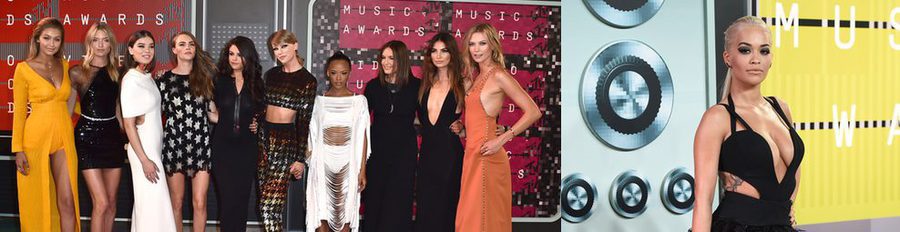 Kylie Jenner, Kourtney Kardashian, Nick Jonas, Gigi Hadid...pisan la alfombra roja de los VMAs